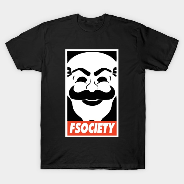 FSOCIETY - Logo T-Shirt by galapagos